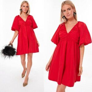 *SOLD* Tuckernuck Hyacinth House Small Red Courtney Dress